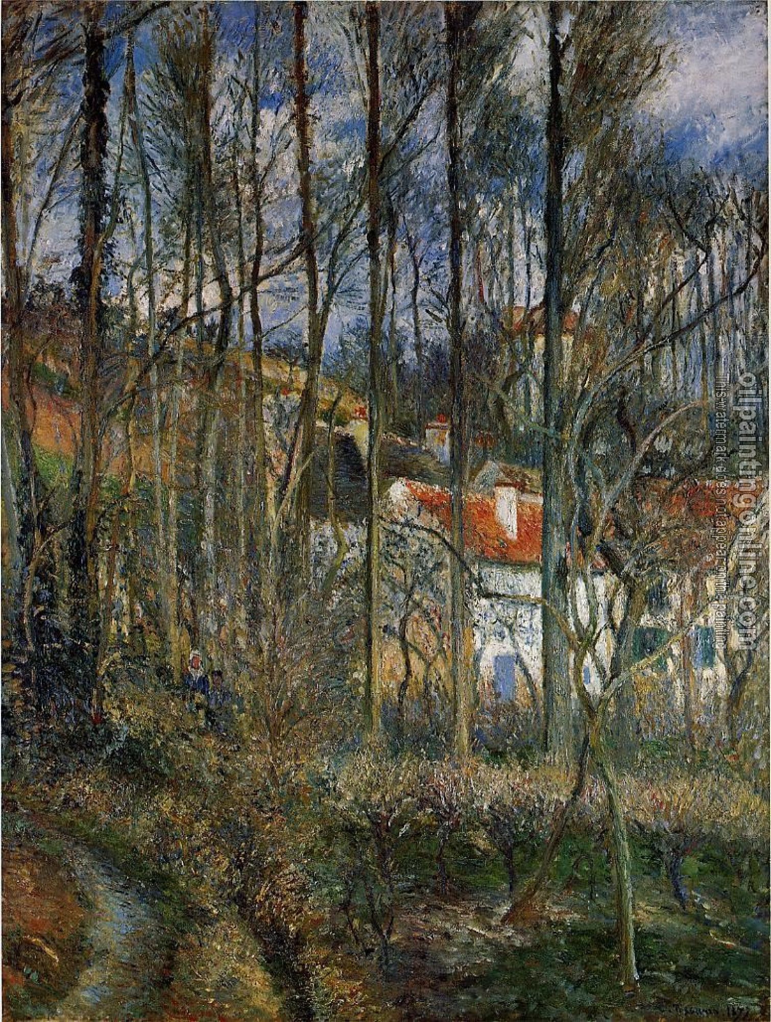 Pissarro, Camille - The Cote des Boeurs at l'Hermitage, near Pontoise